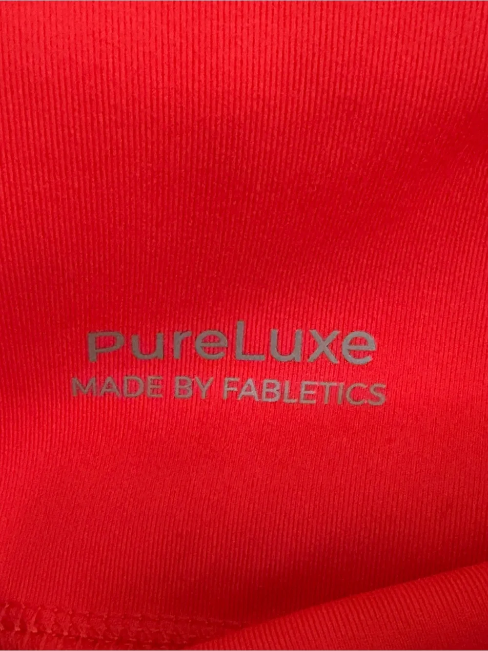 Fabletics Bright Strawberry Red Womens Performance Leggings